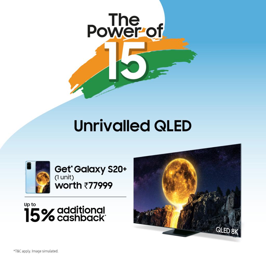 Offers as fabulous as the unrivalled QLED. Bring home the most premium and unrivalled entertainment experience and get amazing gifts and additional cashback. T&C apply. spr.ly/6016Gm3dw #ThePowerOf15 #Samsung