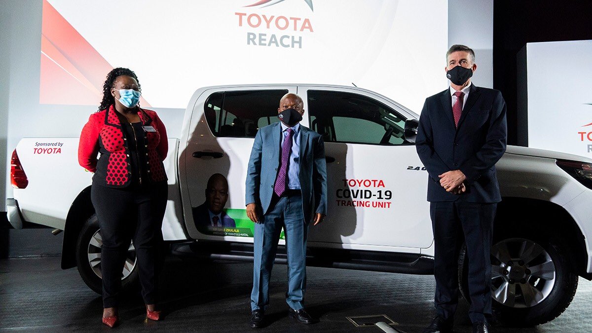 CARS_OF_AFRICA's tweet photo. Toyota South Africa Motors (TSAM) continues to affirm its fight against the spread of COVID-19 in South Africa, and the latest initiative comes in the form of a multi-million-rand package geared towards supporting the KwaZulu-Natal Department of Health.
#toyota https://t.co/v4KdKvTQZf