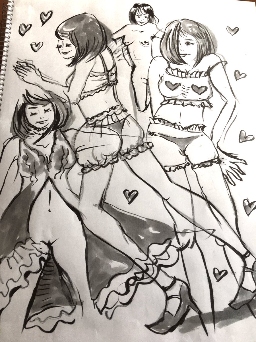 8月頭大和ミュージック踊り子さんは大尊敬
黒井ひとみさん 新作
大和は花道が長くてベストポジションかわからなくて、漫画みたいにフワフワハートが浮かぶ真夏の蝶々的なひとみさんを追いかけてまた追い越されて行く感じで魅力を捕まえようとする私の筆致つたわりますかね?