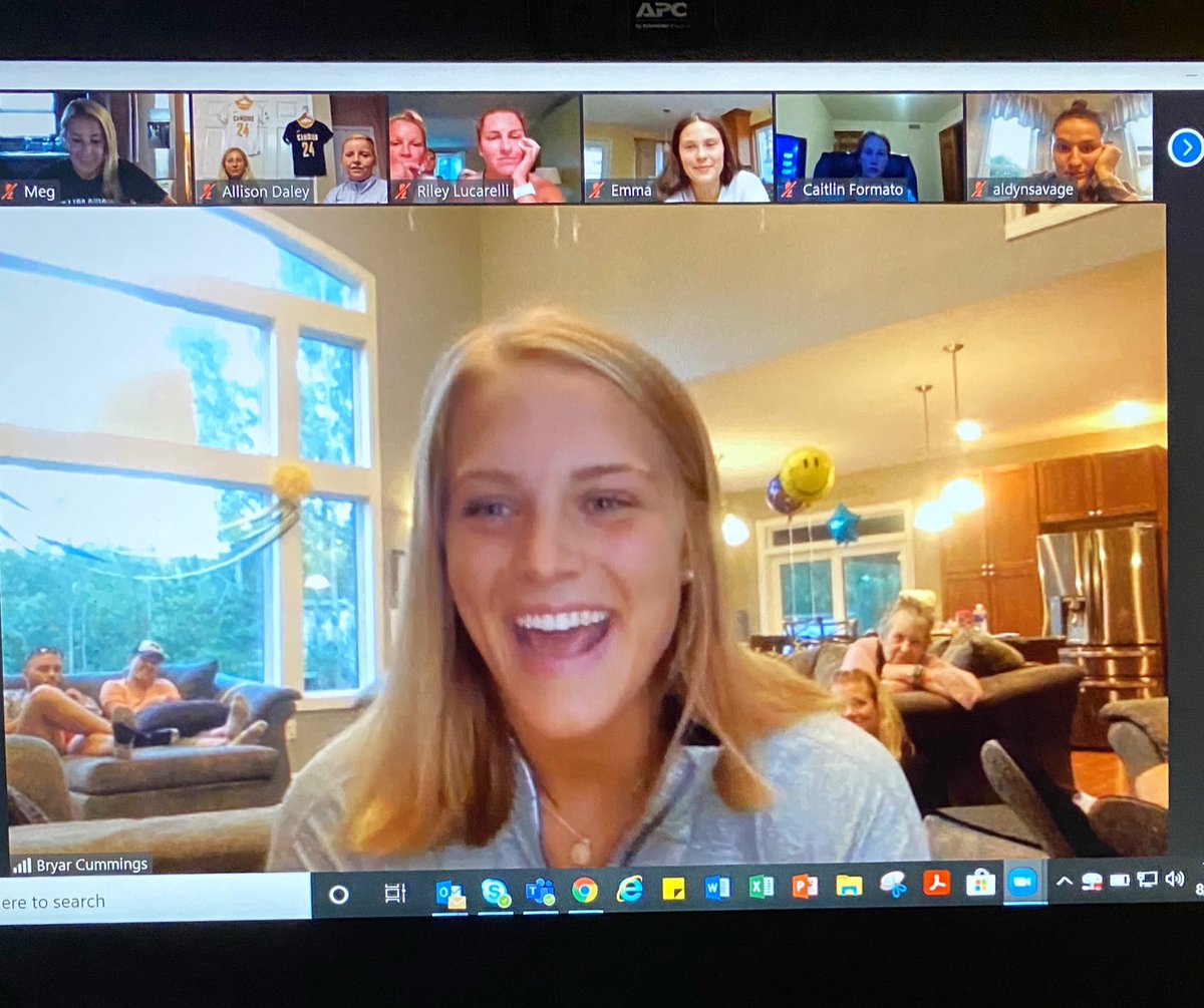 Tonight we celebrated <a href="/BryarCummings/">Bryar Cummings</a> incredible career as a Golden Griffin (2017-2020) and her as true friend and teammate !! We know your success will transcend in your life off the field and we wish you all the best!  Once A Griff, Always A Griff 💛 #CCWLAX #Griffs