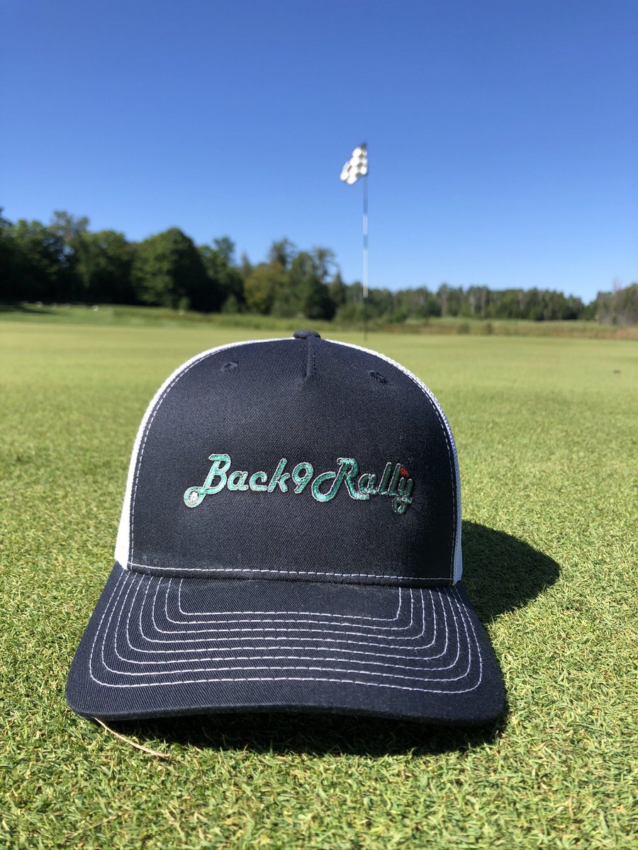 Back9Rally's tweet photo. Alright, who wants a sweet hat?  Just a few left!!! #golf Coupon code GOLFTWITTER https://t.co/zzzkWHxpBm https://t.co/XPBd6EirP2