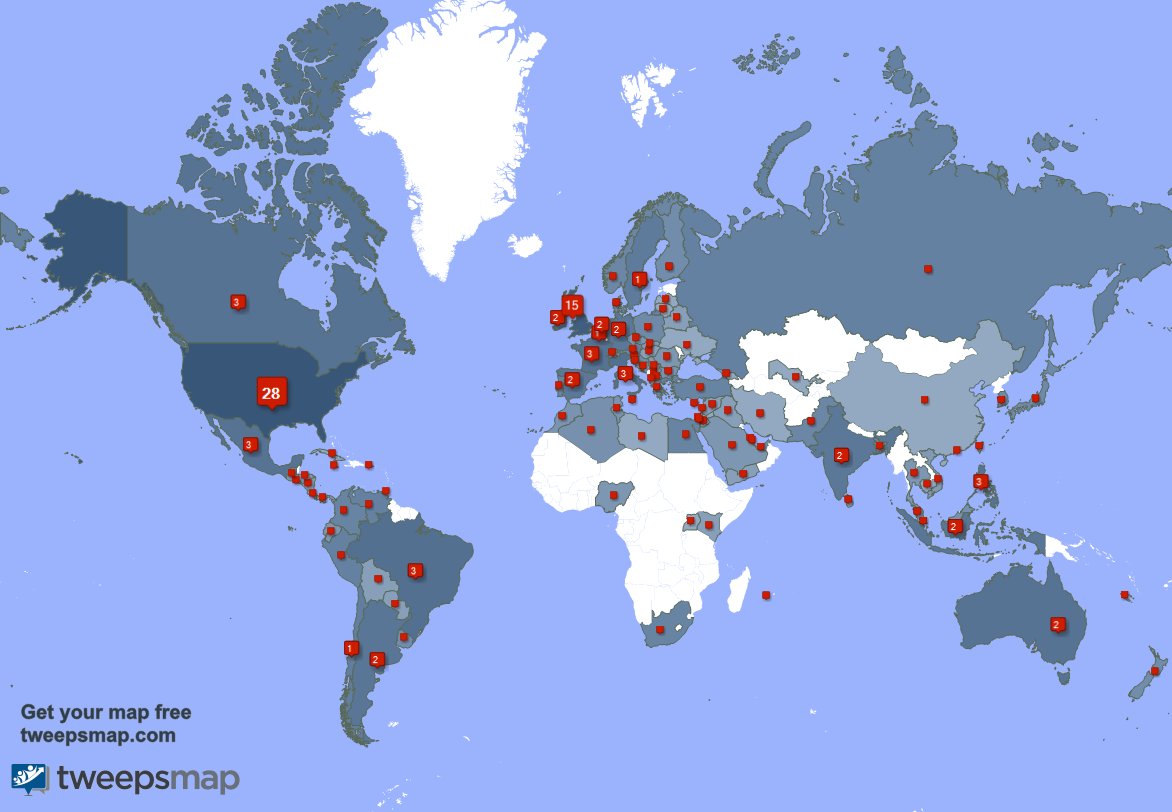 I have 5 new followers from India, and more last week. See tweepsmap.com/!louisboo_bear