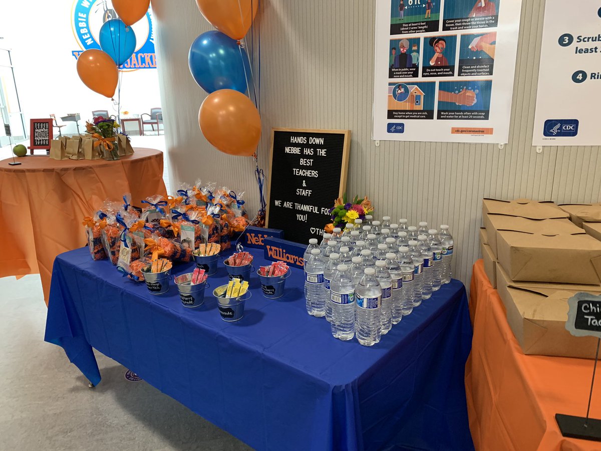 Thank you to our WONDERFUL PTA for our Chiloso lunch and treats! We appreciate you! <a href="/nebbienation/">Nebbie Williams Elementary</a>