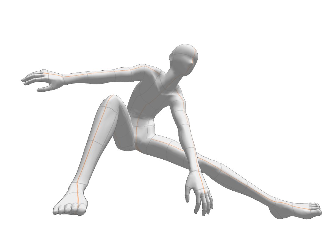 So I gave CSP's 3D model a try. I was laughing at how twisted I did the neck... ??
Besides the muscles you'll have to research on your on, it's a pretty good starting point, I think.
I screwed the perspective to a point I'm not sure I'm doing it right. (whisper) 