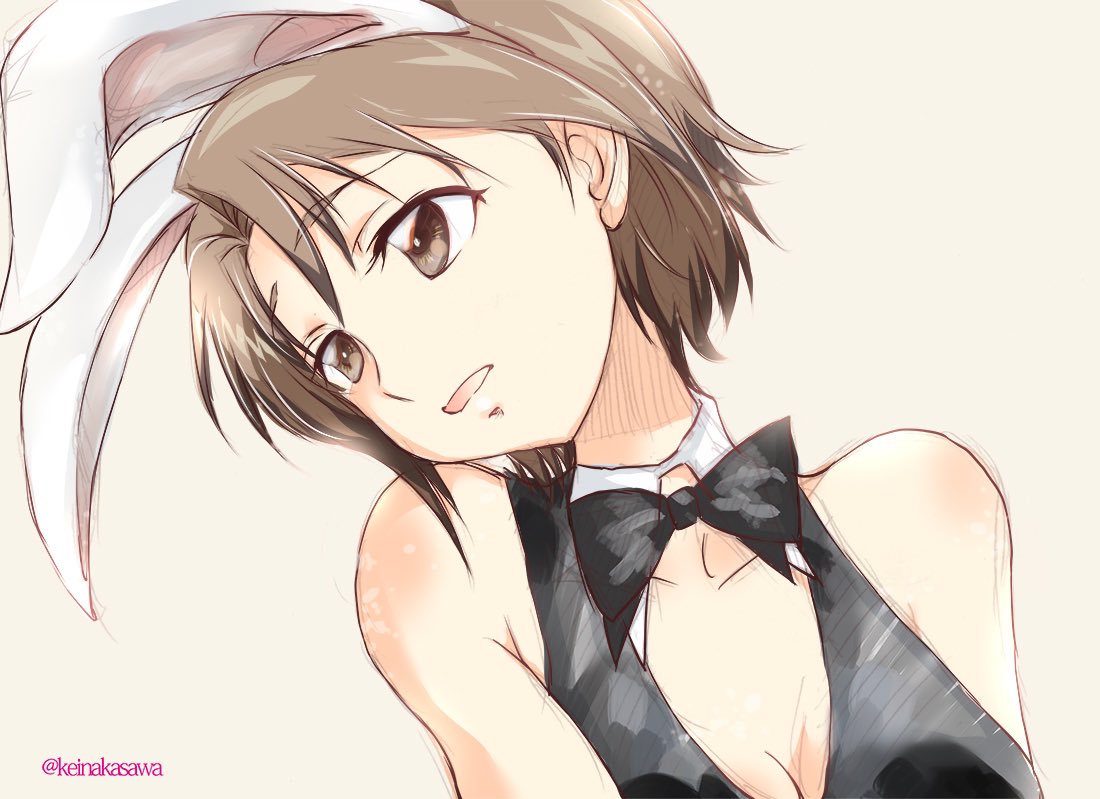 「#バニーの日 」|なかさわけい㌠のイラスト
