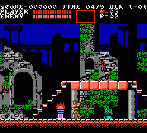 You saw this kinda of use of HDMA on the NES, which only really had one layer of tiles. Like, look at this screenshot of Castlevania:The top status bar doesn't scroll when the level does, but they're both on the same level.