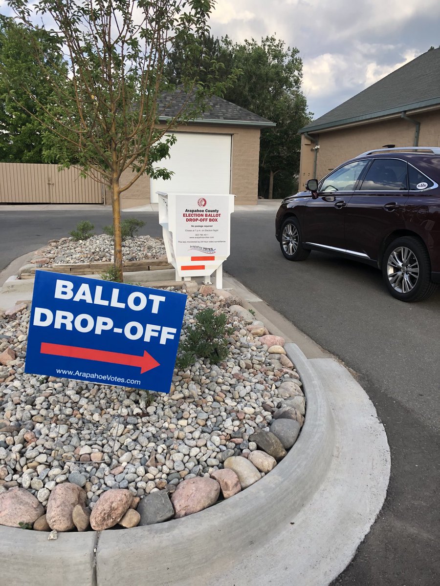 This is how we vote in Colorado.   Easy, Safe, Fair.  PLEASE VOTE.