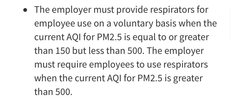 msacyat's tweet photo. hi another thing: if you know of any outdoor workers who are still working in these conditions, employers are required to provide respirators depending on the current AQI! it’s all in the link provided, know your rights 😼 #riverfire #carmelfire
https://t.co/jqcL4nm7gV https://t.co/YsydCdjje1