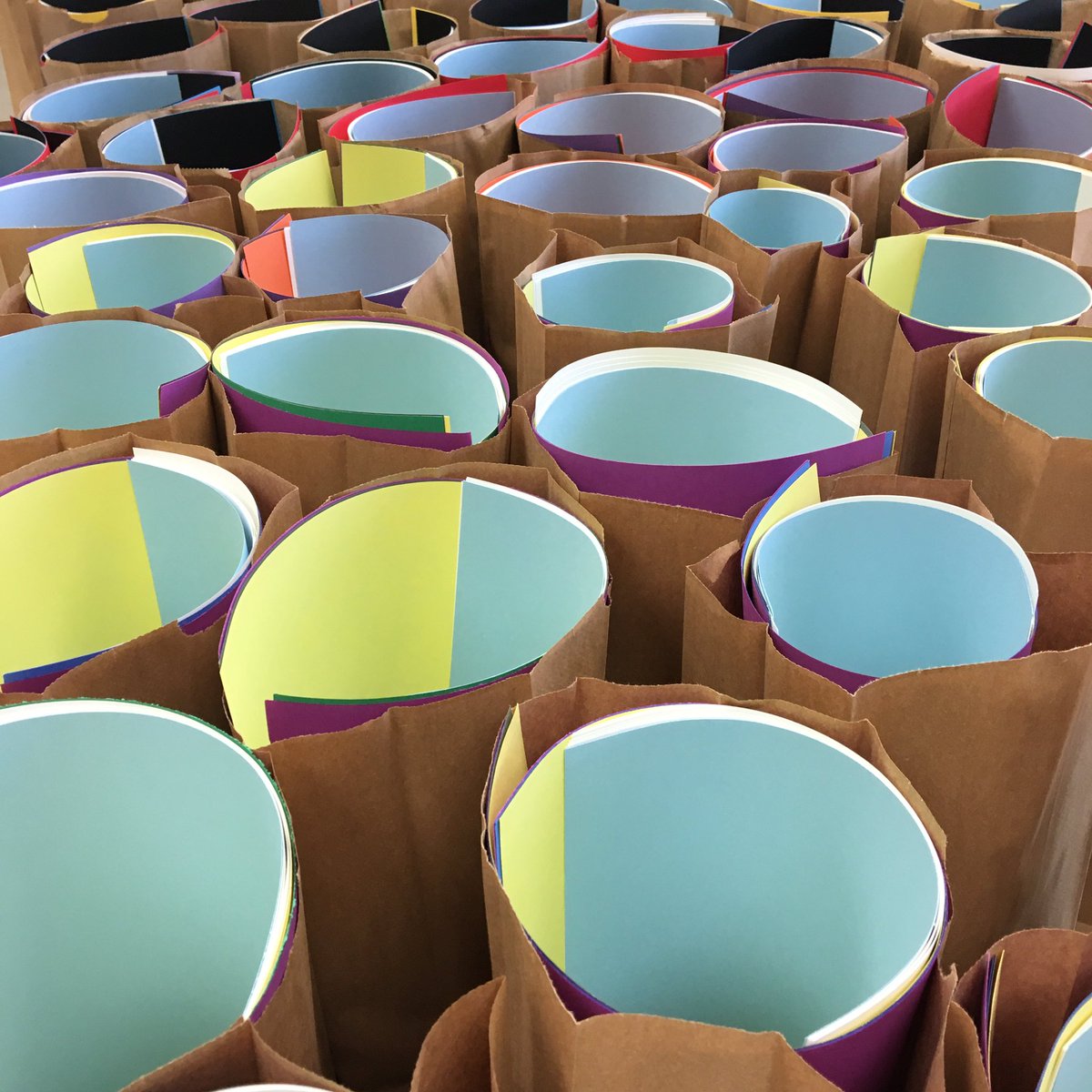 SCESart1's tweet photo. Art supply packets ready to pass out starting Friday! @SCES_PTA @SandersCornerES #artmatters #teachinginapandemic #plasticfree https://t.co/sbpPFH0Kjh