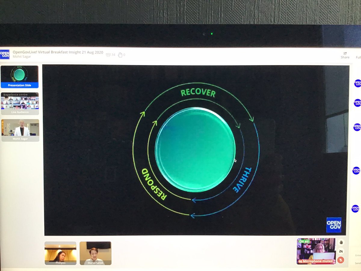 EvelynWareham's tweet photo. Thanks to our virtual 2020 world, today I’m speaking about how #data can enable smart and #resilient #government with people from the government of Thailand at #OpenGovLive https://t.co/MPtAJWqnSY