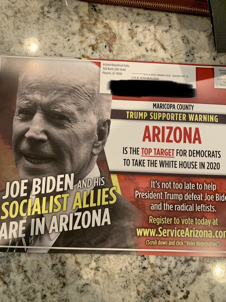 jessykish's tweet photo. the republicans are so worried bc AZ could go either way in the election so they have resorted to getting dead people to vote i hate it here https://t.co/UCG4XPGvB3