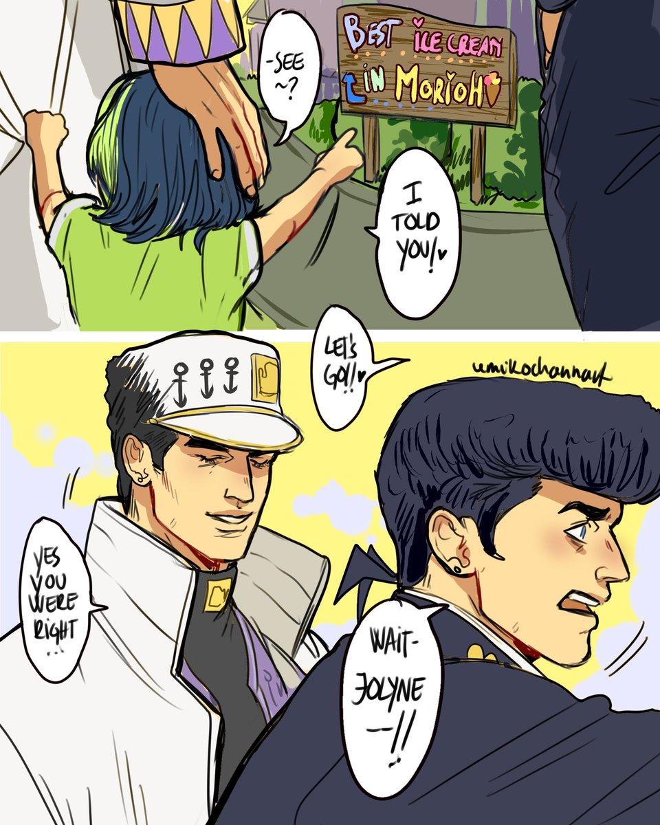 I can only make dumb comics ? (1/2) #JoJosBizarreAdventure 