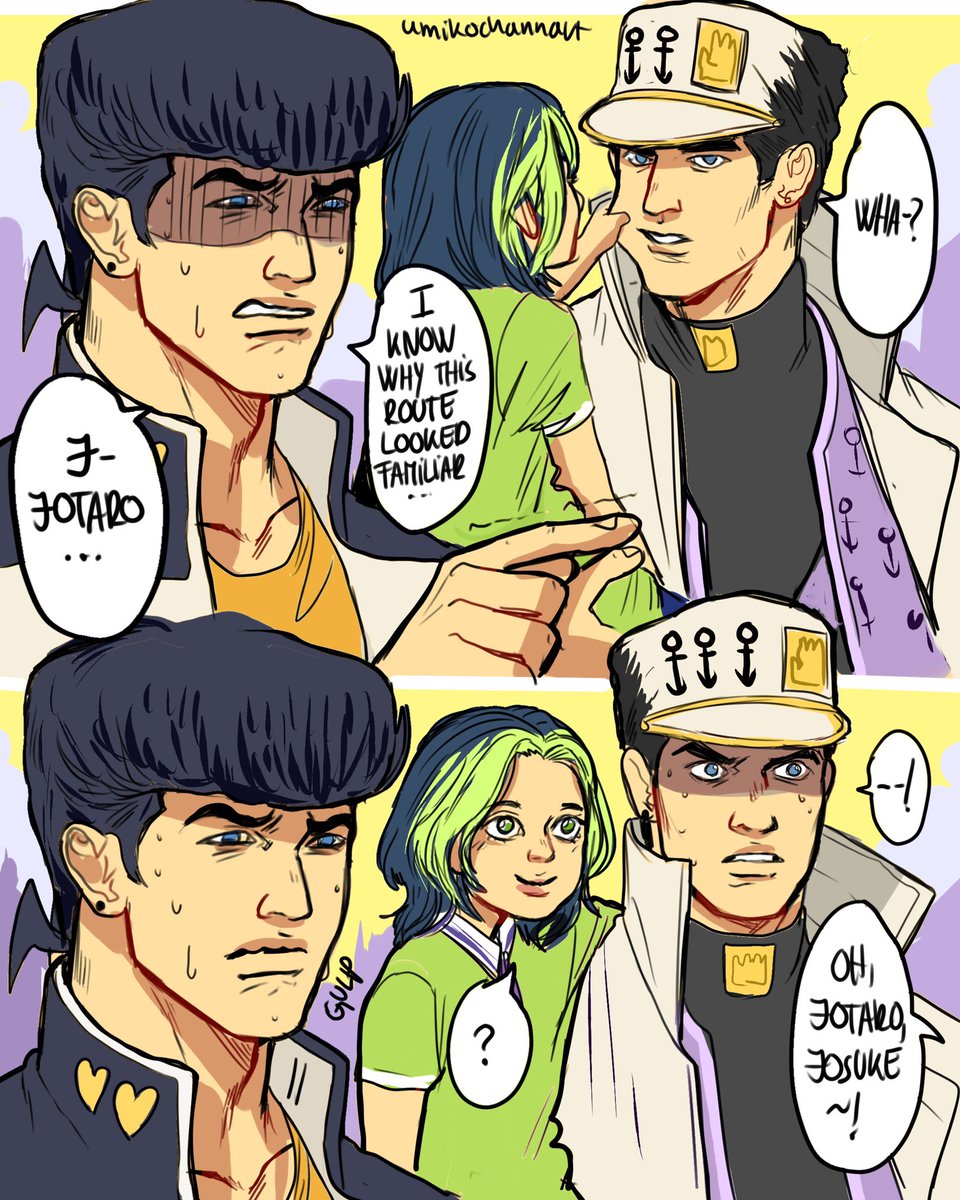 I can only make dumb comics ? (1/2) #JoJosBizarreAdventure 