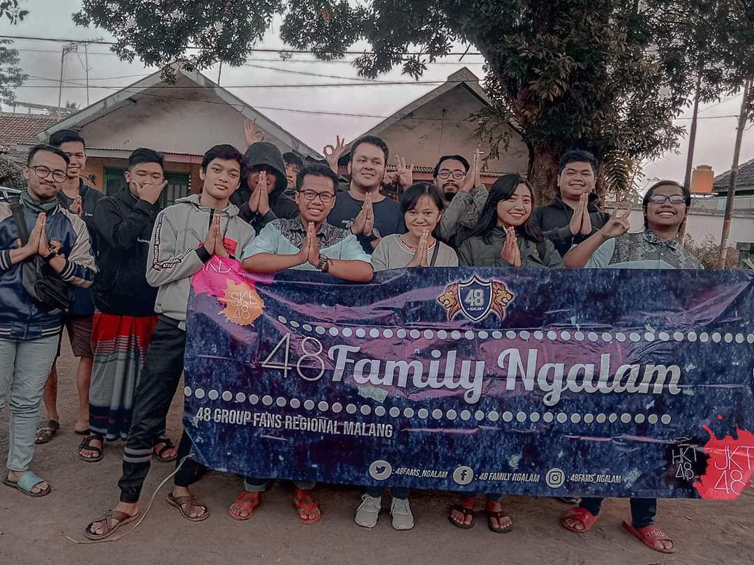 #karenaJKT48 kami semua berkumpul dan saling mencurahkan keresahan... Bukan cuman ngidol saja, kami semua berkumpul untuk saling memotivasi..