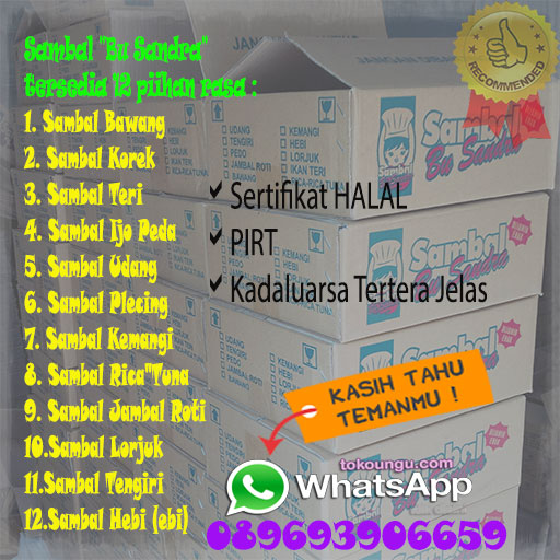sambelsurabaya's tweet image. #agensambalsurabaya #resellersambal #sambelsuroboyo #sambalbusandra @21.500/ecer grosir lebih murah min.24btl Info lengkap langsung aja ✔WA. 089693906659 (Fast Respons-Jam Kerja) #Jakarta #Bogor #bandung #tangerang #banjarmasin #balikpapan #palembang #Lampung #riau #denpasar