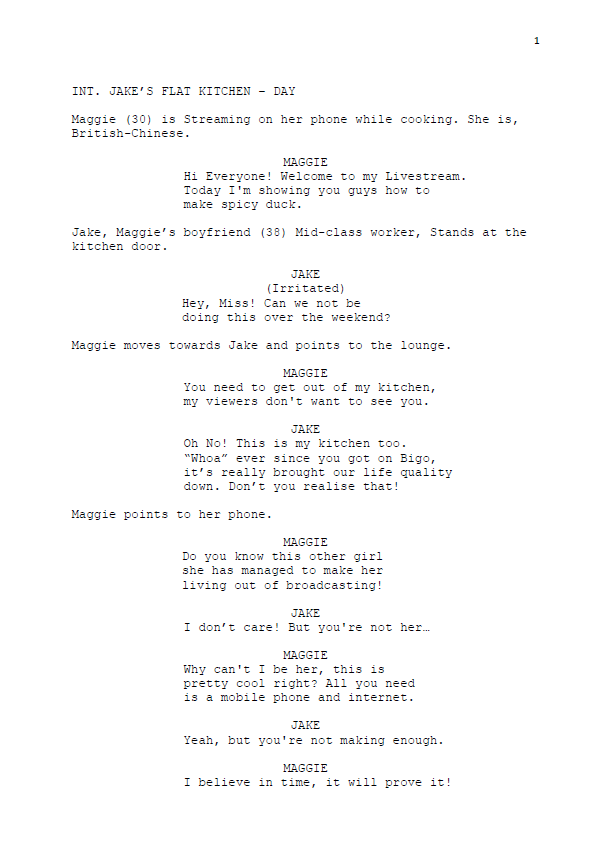 Rachealtse's tweet photo. Recently I have started to #learn #writing as a #Newbie would really #appreciate #feedback about #formating from Fellow #Writers #writerslife can be #draining also #facinating #writerscommunity @SupportBritish #shortscene #scripts #broadcast #BubbleTrouble https://t.co/bPBm80MVyt