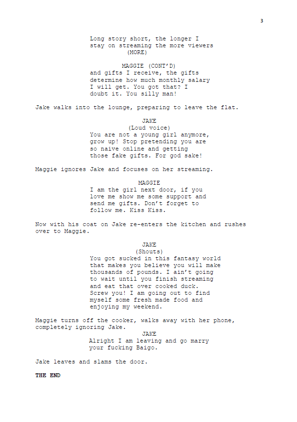 Rachealtse's tweet photo. Recently I have started to #learn #writing as a #Newbie would really #appreciate #feedback about #formating from Fellow #Writers #writerslife can be #draining also #facinating #writerscommunity @SupportBritish #shortscene #scripts #broadcast #BubbleTrouble https://t.co/bPBm80MVyt