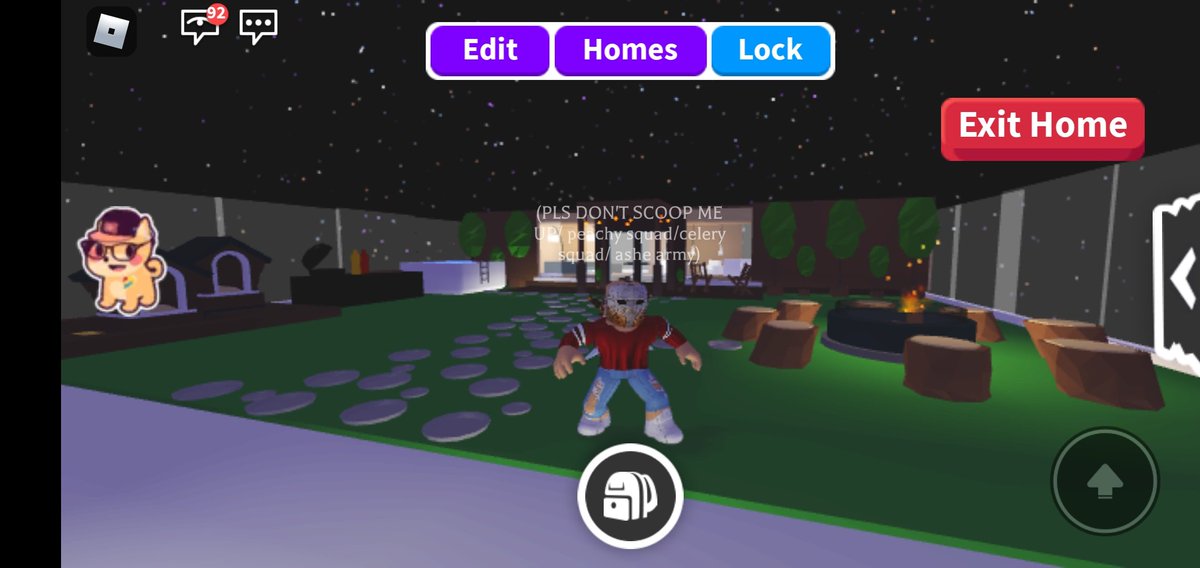 jayme_vail's tweet photo. @PlayAdoptMe Just a little place to hang out with friends. Username: knephauntoria 
#StaycationFortBuilding https://t.co/HcX9zrn6nP