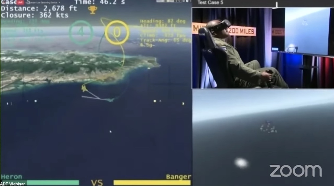 engadget's tweet image. Heron Systems&apos; AI pilot just beat a human in a simulated dogfight engt.co/34ho2iQ