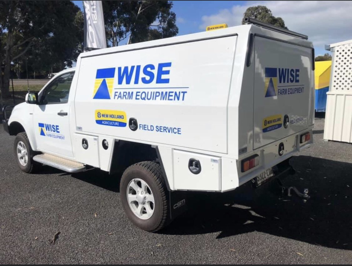 wise_farm's tweet photo. To our valued Victorian clients and friends: From today we will have mobile Ag Service coverage based out of Kaniva for any urgent repairs or routine servicing needs. Parts will be freighted using couriers. Please contact us with any queries. All the best from the Wise team. https://t.co/NW1J0XiUNo