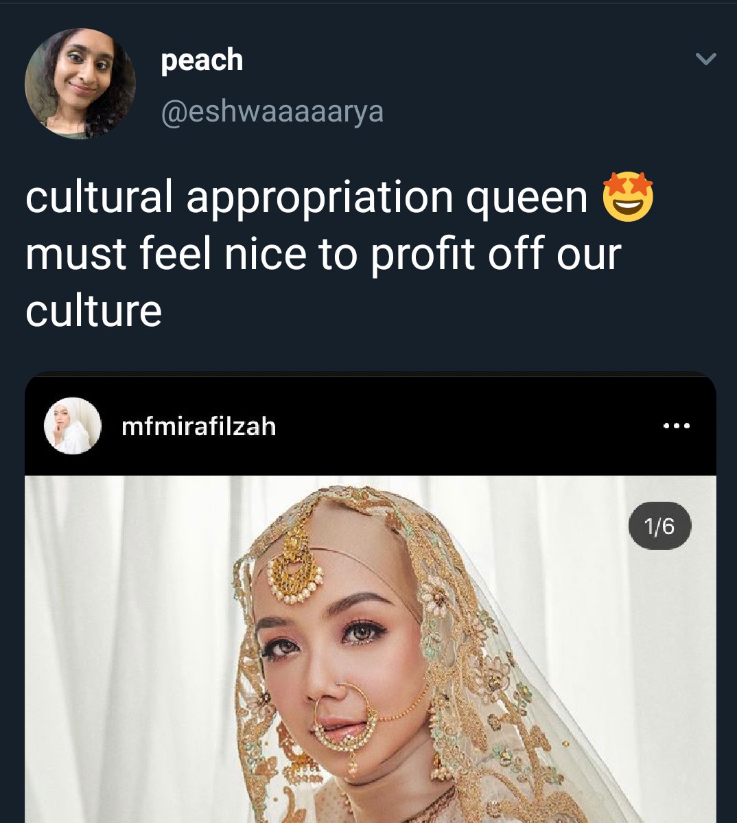 NazefIskandar's tweet photo. Bulan Ogos bulan kemerdekaan tapi apa yang berlaku di TwitterJaya semalam agak menyedihkan.
Ada dua isu yang tular semalam.
1. DAP Sarawak tampal sticker mandarin di signboard.
2. Mira Filzah dilabel Cultural Appropriation sebab pakai sari.
#ThreadNIA https://t.co/1LZbtyD2Iy
