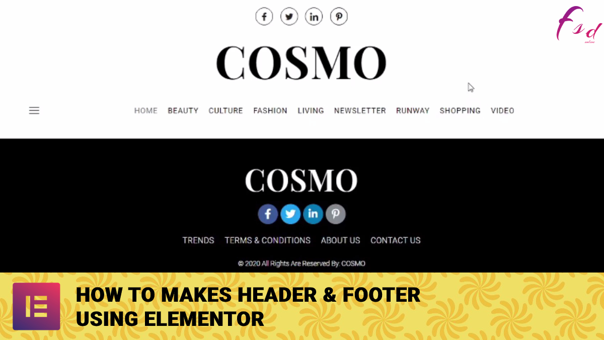 desginerstack's tweet image. How to makes Header and Footer using Elementor. youtu.be/1mOrv1w6aeE via @YouTube