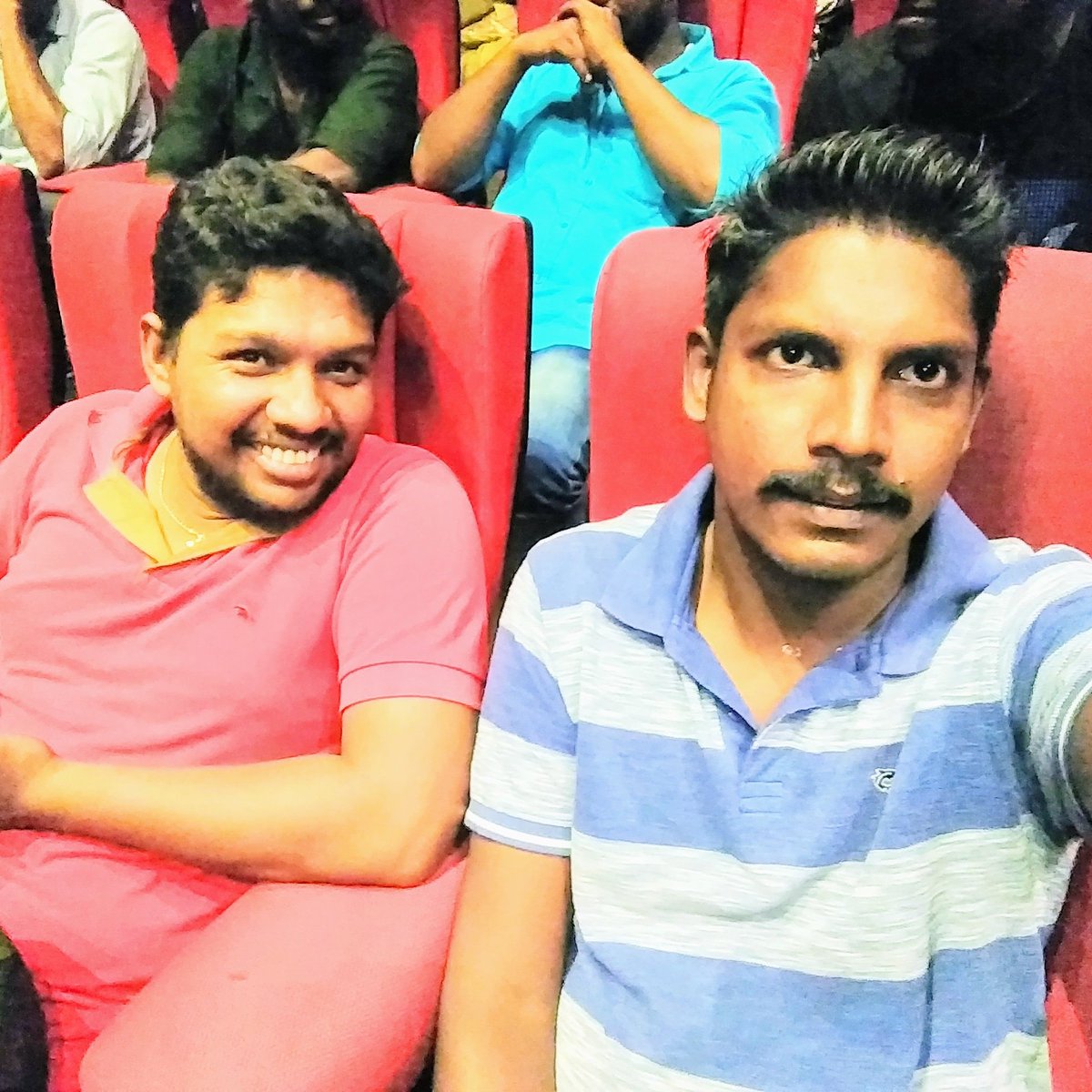 MadhanMohandhas's tweet photo. Cinema should make you forget you are sitting in a theater. 
#anandhcinemas
 #missingtheatre 
#weekendtime 
#bore 
#coronavirus 
#nofilm 
#notheater 
#selifiewithfriend https://t.co/NA6ffYEqIx