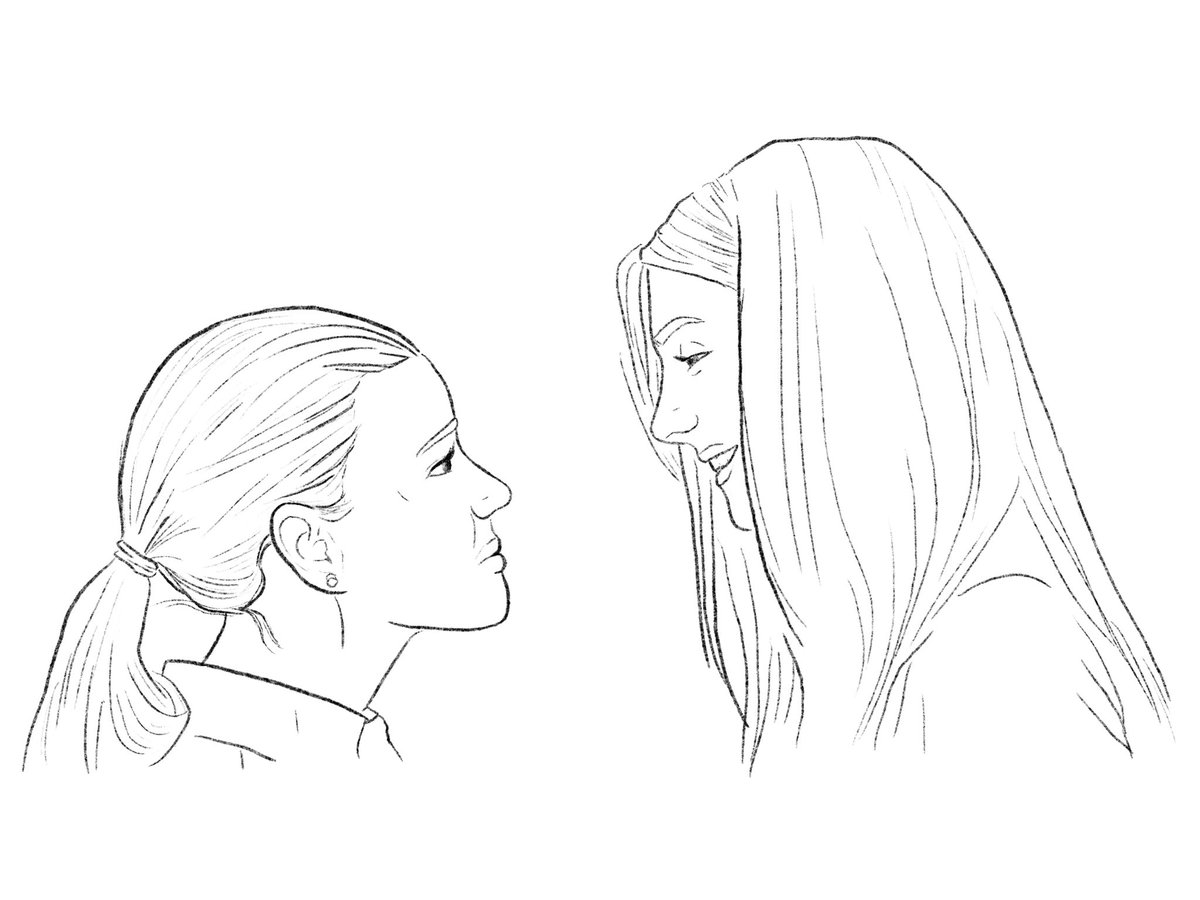 HaughtAvocado's tweet photo. Although, just doing the line work is always my favourite part. #Sterlingandapril #Stepril ? Or #Arling #TeenageBountyHunters #renewTBH https://t.co/oQ7POOGyFW