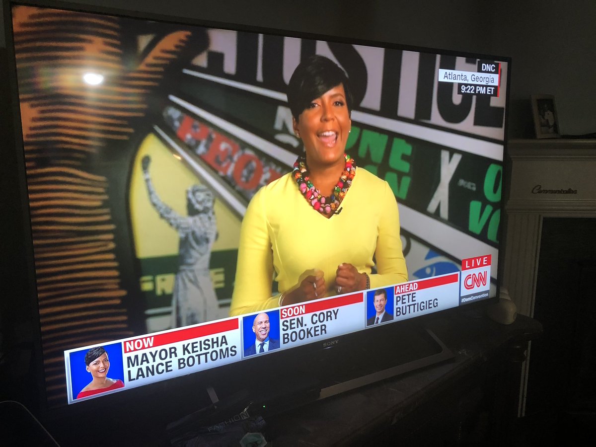 “Let’s stand up for our children, our children’s children, and all our Ancestors worked to build.” ~Mayor Keisha Lance Bottoms #DNCConvention2020