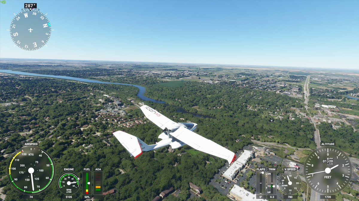 by request: went looking for the Field of Corn in Dublin, OH-the corn statues do not register as structures in game though you can see them in the satellite imagery laid out over ground-til OSU owns an airport-the icon a5 has some real ssr normandy shit going on with fonts