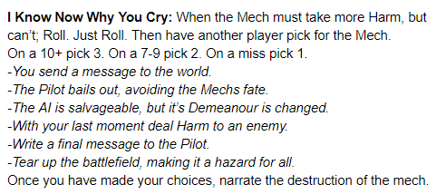 Its no secret that T800 in Terminator 2 was a big influence on me. I named the mechs death move after them.