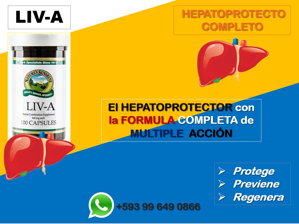 masbiosalud's tweet photo. - Limpia y desintoxicación el hígado y vesícula
- Evita hepatitis, ictericia, cálculos vesiculares
- Acelera la limpieza de la sangre
- Ayuda en la eliminación de cálculos vesiculares
WhatsApp +593 99 649 0866
#MasBioSalud #BioSalud #NaturesSunshine #SaludTotal #Ecuador #Liva https://t.co/Hjs2ceSVS7