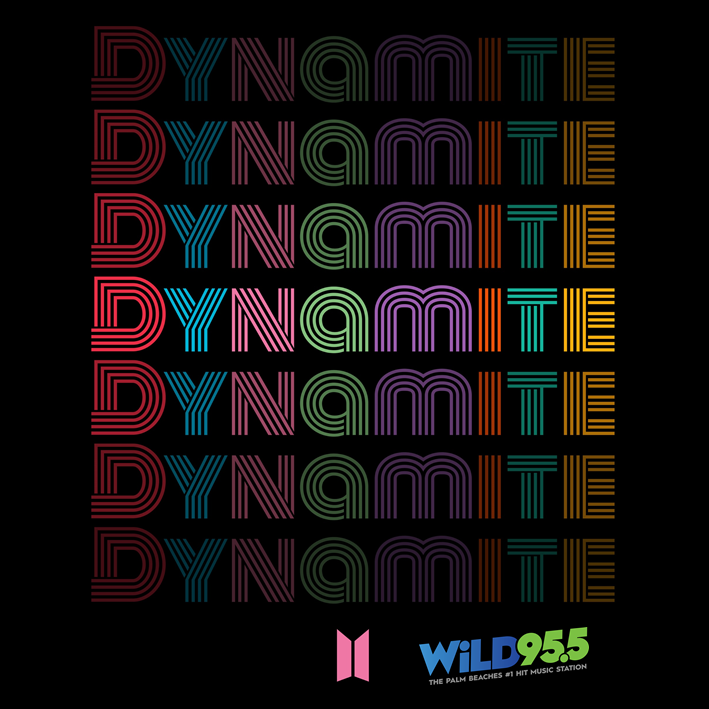 WiLD955's tweet photo. #BTSARMY! TODAY it's all about the return of #BTS! Listen to @WiLD955 ALL DAY TODAY for the WORLD PREMIERE of #Dynamite! EVERY HOUR...ON THE HOUR! #WiLD955 #BTS_Dynamite #NewHITSFirst #BTS_Dynamite_ONEword @bts_bighit https://t.co/mRG5QOVLJm