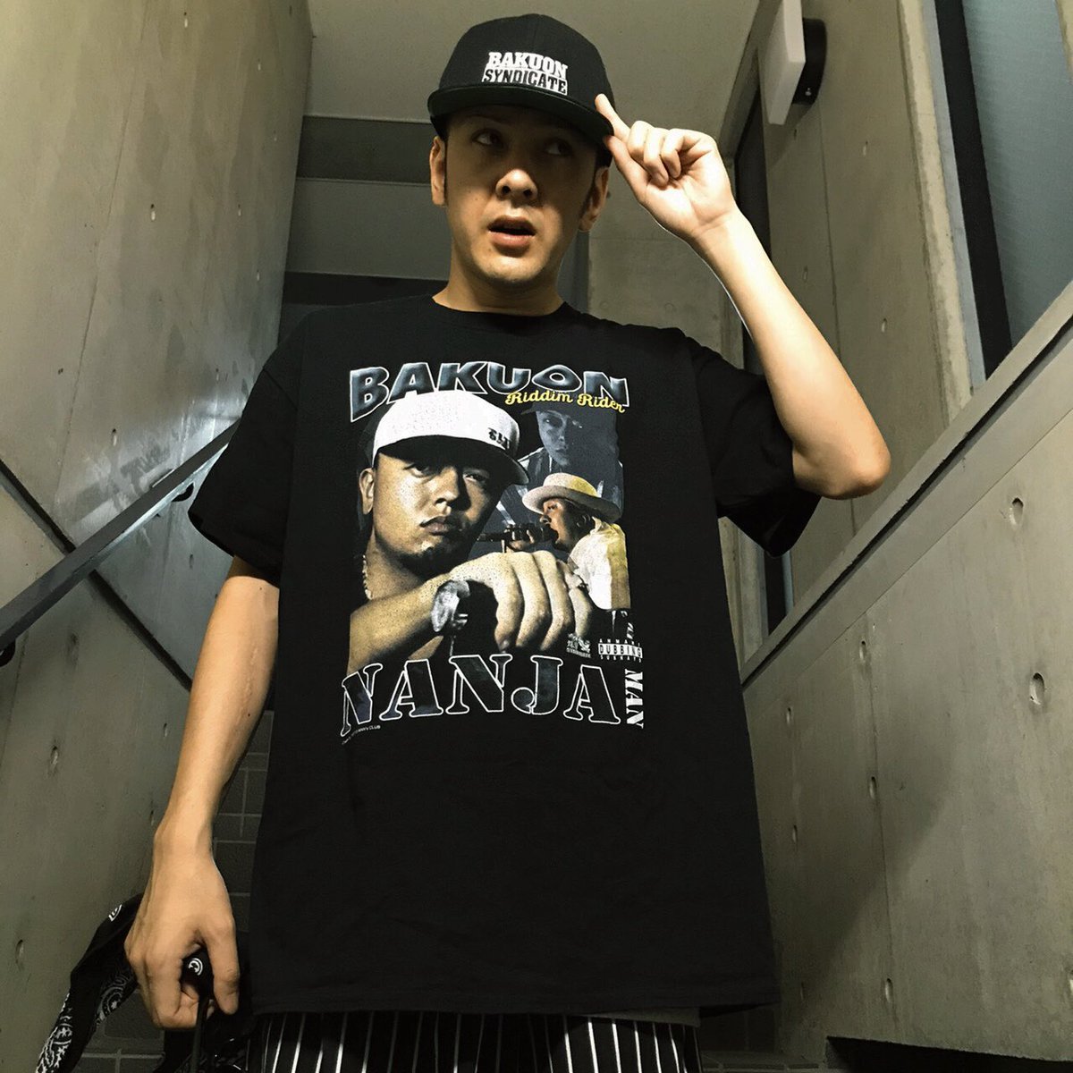 J_REXXX1986's tweet photo. 絶対に欲しかったTシャツ🔥
【NANJAMAN Tシャツ】
ナンジャファンにはたまらないアイテム!
@turtlemansclub
こちらで売ってます!
爆音シンジゲートのキャップと合わせて着ました!
@Bakuon_NANJAMAN
#nanjaman
#turtlemansclub
#爆音シンジゲート
#爆音syndicate
#芋ビー
#ホーホケキョ https://t.co/baDdMJninX