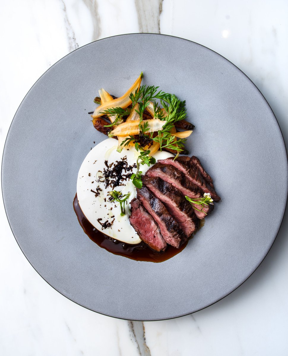 Boulevard on Twitter "Grilled Hanger steak Potato espuma, summer