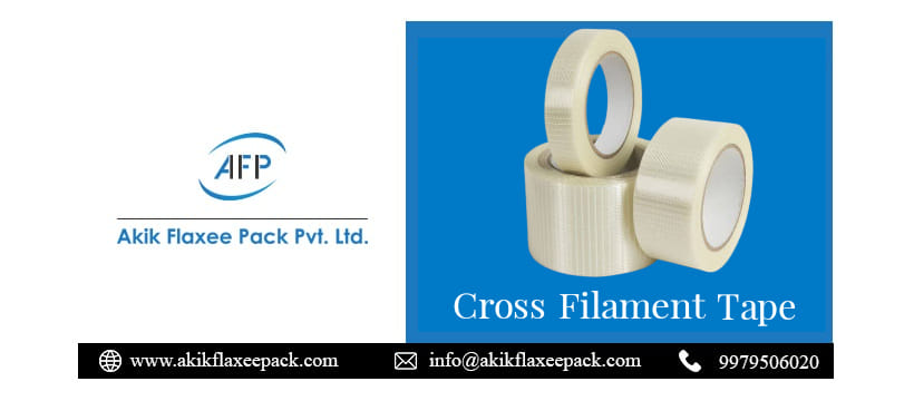 Akik Flaxee Pack offers customized cross filament tape as per the customer needs. It uses heavy-duty packaging, steel coil winding packaging, bookbinding &amp; sports industry. For more information please visit akikflaxeepack.com/product/door-h… or you can call on +91 9979506020

#AFP