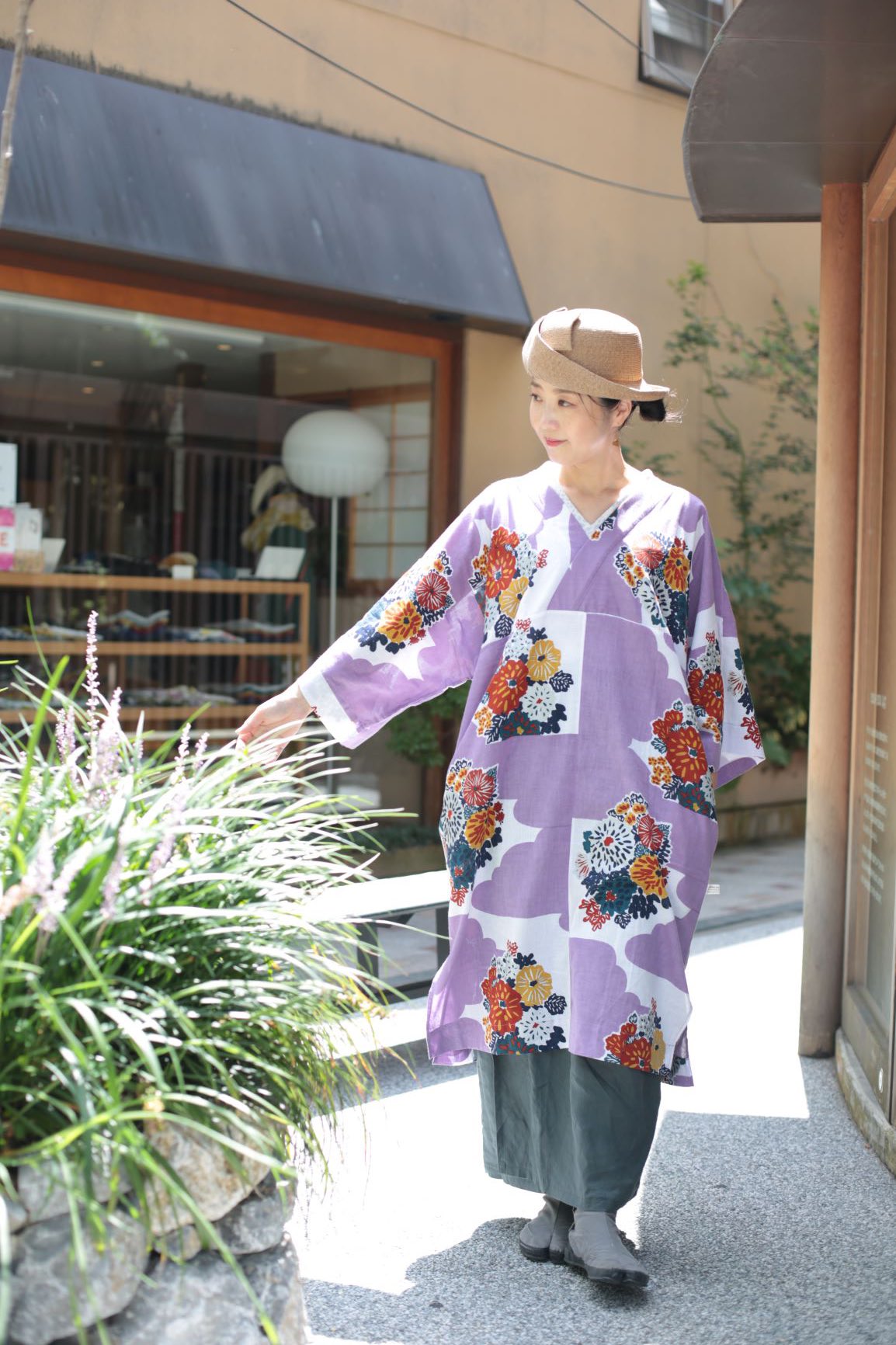 ブランド SOUSOU 知多木綿 文 大帷 S 花衣 ソウソウ 定価税込11990円