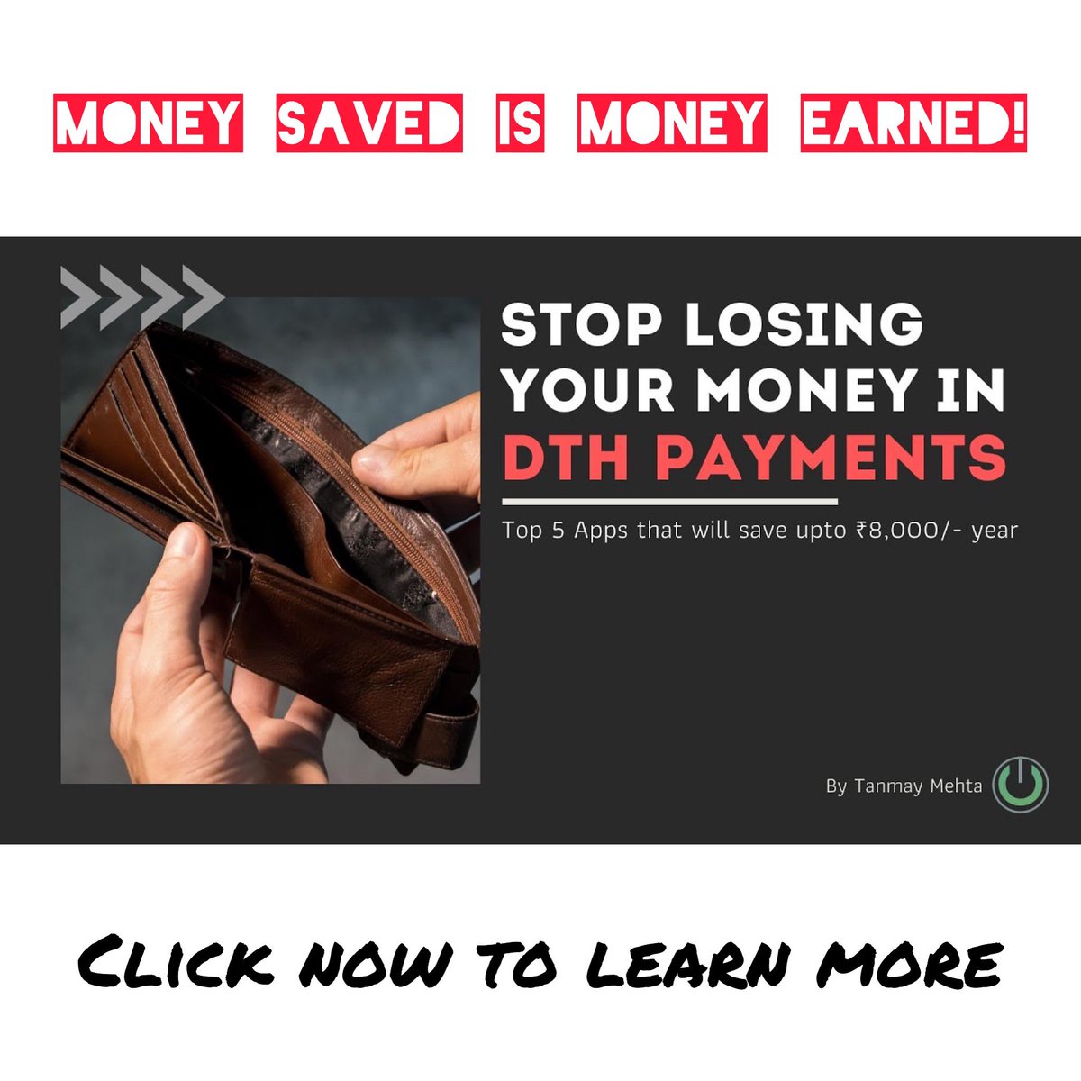 mehtanmay's tweet photo. How about saving some money today?#dthvsott #dthalternatives #tatasky #videocond2h #airtelxstream 
https://t.co/OSZlhLxrle https://t.co/XyJLCGR9mI