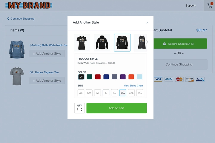 hukcommerce's tweet photo. #Shopify #Ajax #Cart #App allows buyers to add products to the shopping cart from any page without having to go to the specific product detail page. They can select product options via Ajax cart pop-up and avoid wasting time on annoying page reloads.

https://t.co/boX1M7Ykoi https://t.co/pOLfNhPaEF