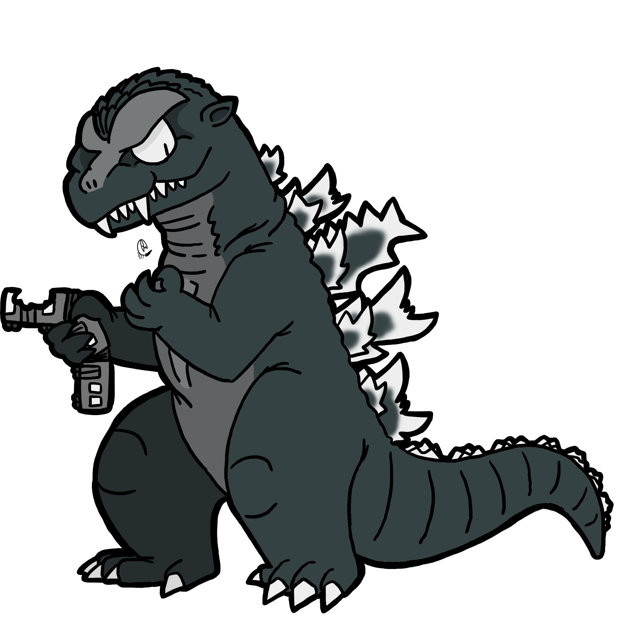 Godzilla Drawing Cute