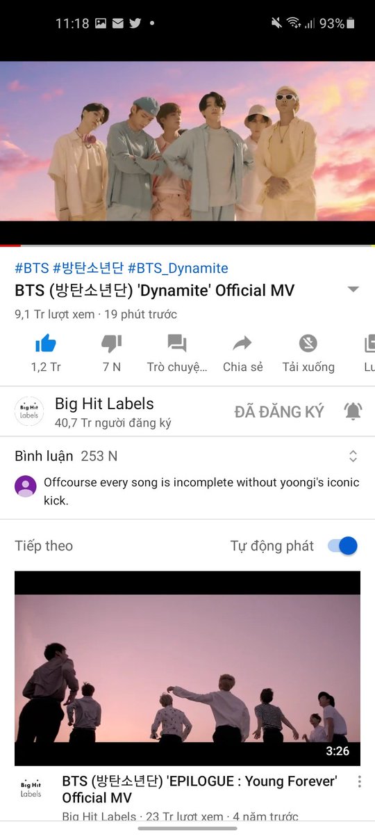 Su14994741's tweet photo. Đau tim quá mọi người ơi 
Cố lên 🔥 

#DynamiteToday 
#MTVHottest BTS @BTS_twt
 https://t.co/u6u8ZwXDrg https://t.co/EMMa070Zk6