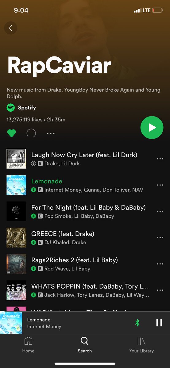 birdmanzoe's tweet photo. Lemonade 🍋 still going strong after it’s last Friday release with over 10m @Spotify streams in a week !!! S/o @RapCaviar #TodaysTopHits #MostNeccessary @InternetMoney @taztaylor 🍋🍋🍋🍋🍋 https://t.co/6j8FYTBV4o