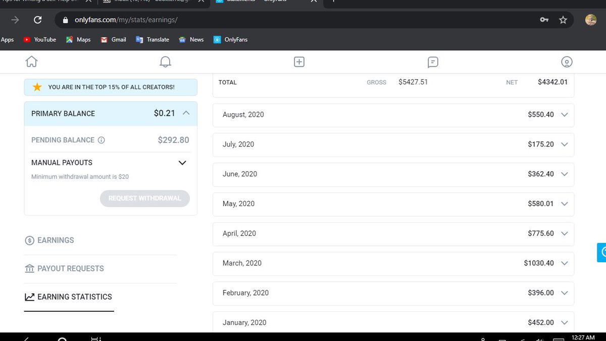 OnlyFansBabe5's tweet photo. Its so easy to make money with #onlyfans  
Use my referal code to start your page for free today, so you can start making money asap! I post in my free time and this is my income so far. #onlyfansbabe #OnlyFansPromo #onlyfansdiscount #onlyfanspage #contentmarketing  #COVID19Vic https://t.co/1QHlbNa7y9