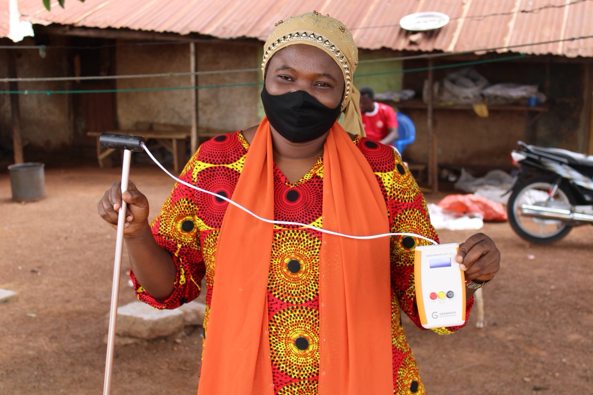 sesitechgh's tweet photo. In collaboration with WFP Ghana, we were able to conduct demonstrations across the Northern Regions to show farmers how the GrainMate Moisture Meter, the ZeroFly Hermetic Bags and the WFP Silos work to help empower them.
#sesitechnologies #endhunger #zerohunger #GrainMate https://t.co/jf9KW5K7RW