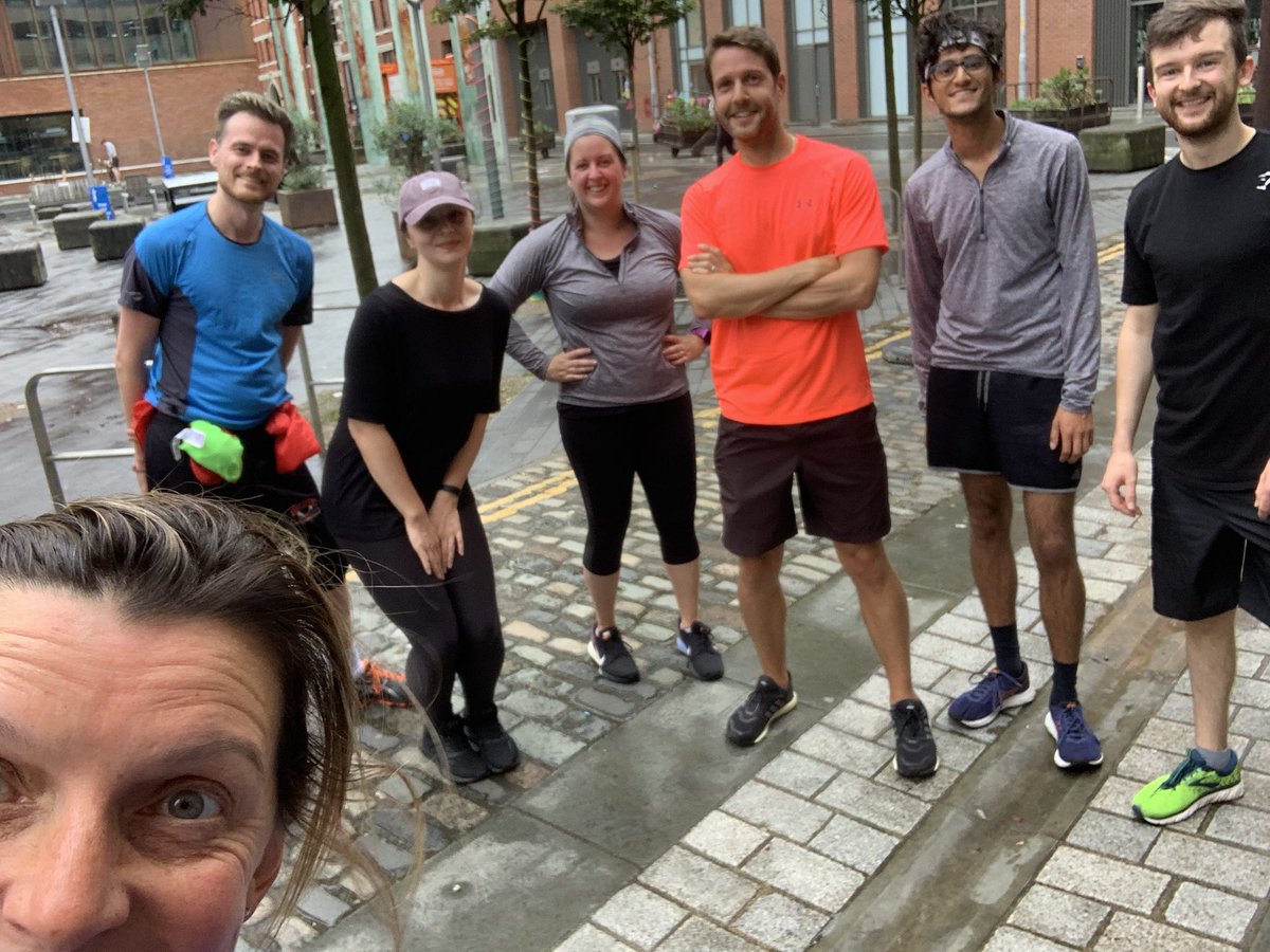 DebTodd21's tweet photo. Set up #AncoatsRunClub this week, we successfully did 2 x runs, Monday at 7am and today .... 2 x 5ks this week. Total of 19 people can over both. Can you encourage someone you know to run with you? Much more fun than alone...@UKRunChat #runninggroups @ancoatsplus https://t.co/xEpeHApuE6
