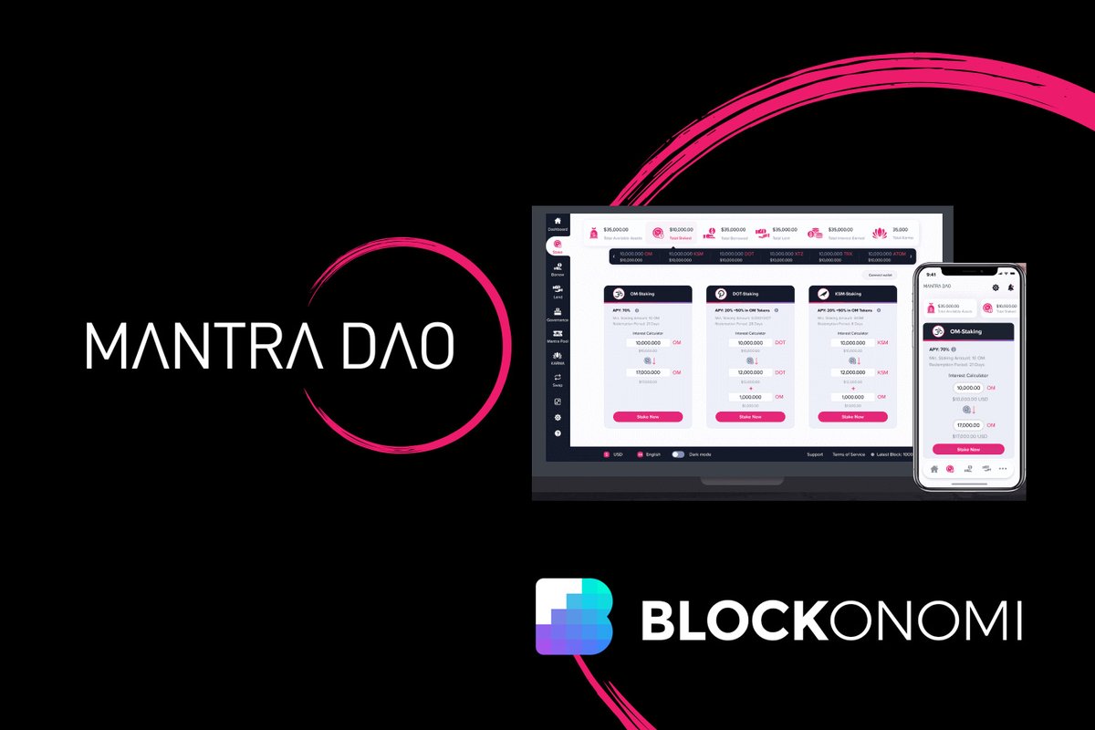 blockonomi's tweet image. Inside MANTRA DAO: Ecosystem of DeFi Services Powered by Polkadot Tech

blockonomi.com/mantra-dao/

#MantraDAO #OM $OM @MANTRADAO