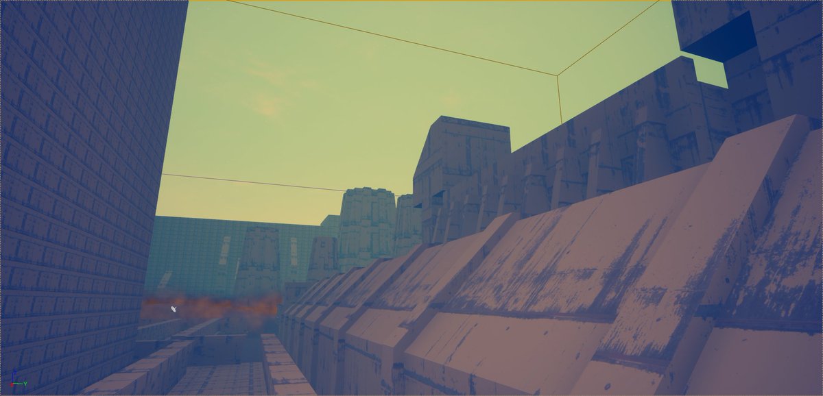 For a while we had no idea what to do with your prison, the Idle Lands. One iteration was a bleak concrete nightmare.