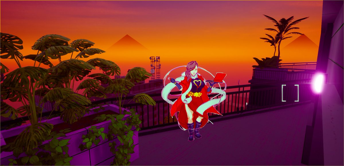 The very first test we did of putting a 2D character in game with the first colour sketch we got from  @Gigalithic.That's it for now, I'll find some more good ones next week!