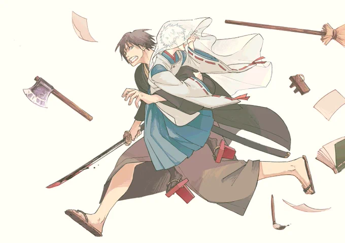 甚五

...edo?
Touji-san(17) and Satoru(10)
สาบานว่าเริ่มวาดก่อนวีคที่เล่าเรื่องเซนอิง-โกะโจค่ะ(....แต่พึ่งวาดเสด) 