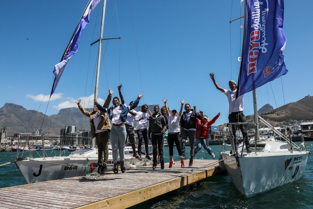 RCYC_sailing's tweet photo. Your favourite Friday read is here!  Click on the link below for this weeks Club news, where we have encounters of the scary kind with the Amarula crew in Bassas, stand in awe of the refurbishment of the classic Mariquita and chat with Momelezi Funani. 
https://t.co/7TkbCQjiS6 https://t.co/Y5SUqedFL5
